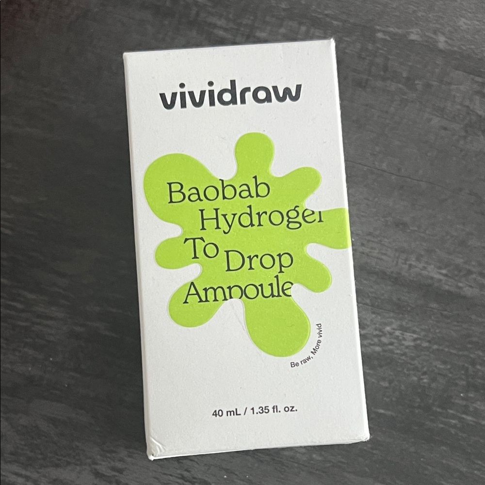 Vividraw Baobab Hydrogel To Drop Ampoule